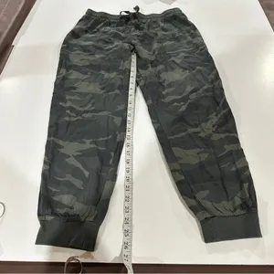 Splendid Green Camo Print High Rise Sweatpants Jogger‎ Size L thumbnail 10