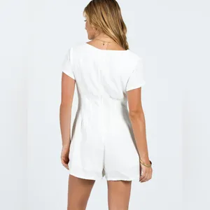 Princess Polly Adi Romper in White Size 2 New with tag thumbnail 5