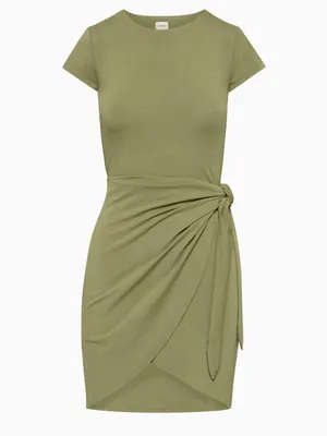 NWOT ARITZIA Wrap mini dress lune thumbnail 5