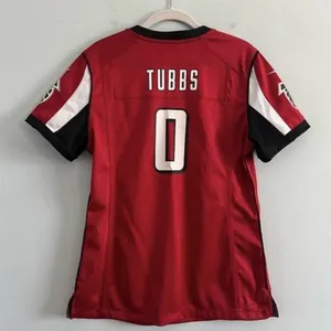 Nike Atlanta Falcons Tubbs #0‎ Womens Red NFL Football Jersey thumbnail 2