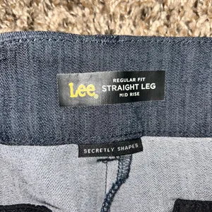 Lee Women’s straight leg midrise denim jeans 14 thumbnail 4
