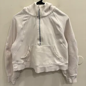 Lululemon Scuba Oversized Half-Zip Hoodie White Opal W3DM4S XS/S Sporty Active‎ thumbnail 2