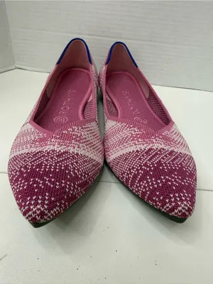 Rothy’s The Point Pink Plaid Limited Edition Breast Cancer Women’s Sz 9w thumbnail 10