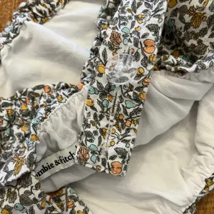 Abercrombie &‎ Fitch Fruit Print Crop Top Small Milkmaid Cottagecore Linen Blend thumbnail 5