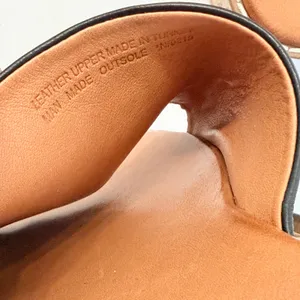 Kurt Geiger London Maci Platform Leather Sandals Size 38 US7.5 Wedge Slide thumbnail 8