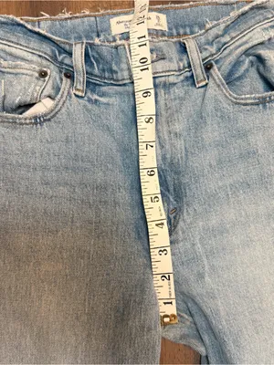 Abercrombie & Fitch The‎ 90s Straight ultra High Rise Curve Love Boot Cut 26 thumbnail 4