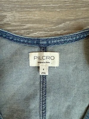 Anthropologie Pilcro Denim Vest Small thumbnail 6