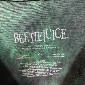 Beetlejuice Tombstone Green Tie Dye T-Shirt XL thumbnail 4