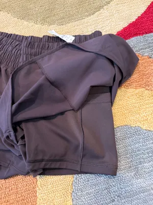 NWT Offline by Aerie High Rise 4” Inseam Athletic Running Shorts Brown Small thumbnail 6