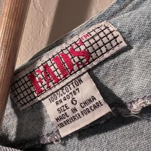 Vintage Fads Sleeveless Denim Mini Dress Size 6 Western Summer Casual Retro‎ thumbnail 3