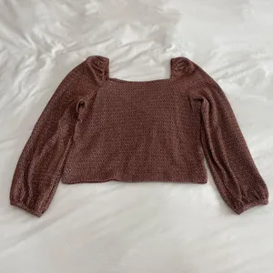 Madewell Brown Long Sleeve Top thumbnail 1