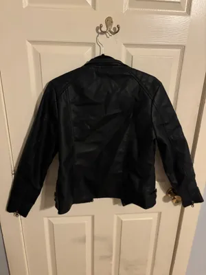 Amazon Black leather jacket thumbnail 2