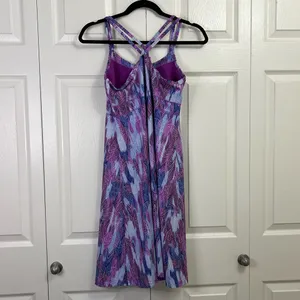 Marmot Purple and Blue Patterned‎ Dress thumbnail 4