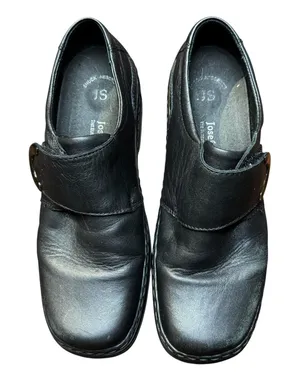 Josef Seibel Shoes Womens Size 8 Black Leather Mary Jane Slip On Comfort Walking thumbnail 1