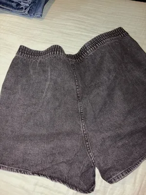 Divided H&M Denim Shorts Elastic Waist thumbnail 3