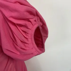 Oh Polly Hot Pink Stretch Bodycon Long Sleeve Ruched Party‎ Mini Dress Size 4 thumbnail 4