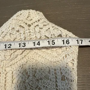 NWT Z Supply Allure Dress Sz M Natural Crochet Knit Sleeveless Boho Sleeveless thumbnail 10