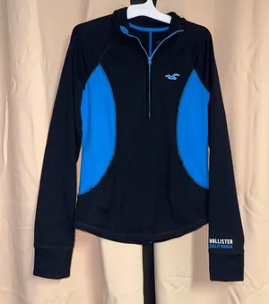 hollister half zip sweatshirt thumbnail 1