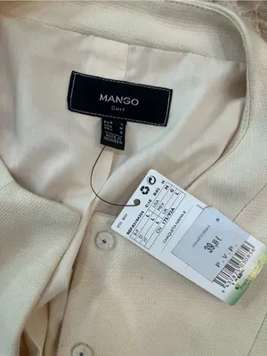 Mango White Blazer NWT thumbnail 2