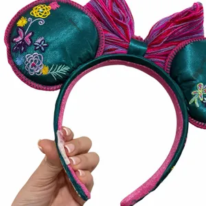 EUC! 2021 Disney Parks Encanto Magic Awaits You Minnie Mouse Ears Headband thumbnail 2
