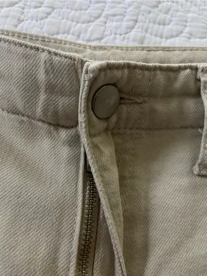 Time and Tru Wide-Leg High Waisted Pants in Beige Size 10 thumbnail 6