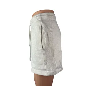 Aritzia TNA Cozy White Wide Leg Yoga Workout Athletic Activewear Sweat Shorts XS thumbnail 4