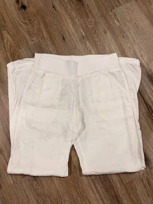 Allen Allen Linen Pants white  thumbnail 2