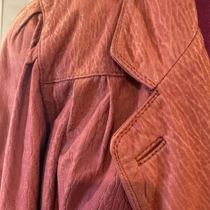 Vintage Jasmin Jonquet Rust Genuine Cowhide Leather Jacket Slouchy 80s L thumbnail 6