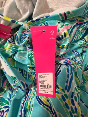 Lilly Pulitzer Romper Dress Blue thumbnail 4