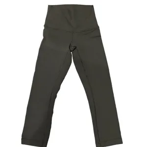 Lululemon Wunder Under black leggings 21” size 4 thick material thumbnail 4