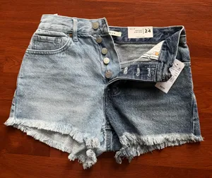 PacSun Vintage High-Rise Shorts thumbnail 1