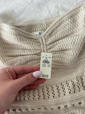 Beige Knit Top Aerie thumbnail 2