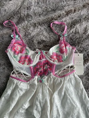 For Love & Lemons festival floral slip Dress thumbnail 3