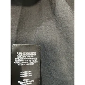 Aritzia Wilfred Black Smocked Mini Dress with Ruffle Hem Size M thumbnail 8
