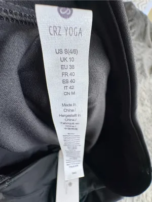 CRZ YOGA Black Asymmetrical Sports Skirt NWT S thumbnail 7