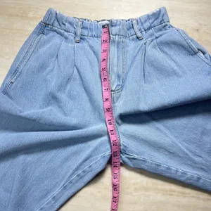 BDG Urban Outfitters Drew Baggy Pleated Jeans Light Wash Elastic Waist W28 L32 thumbnail 11