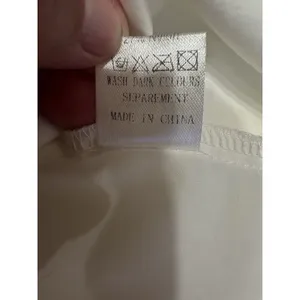 White Babydoll Corset Dress Eyelet Trim Sz.Medium Renaissance Fairy Coquette NEW thumbnail 4
