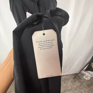 NWT Abercrombie‎ & Fitch Criss Cross Back Midi Dress in Black Size Large thumbnail 9