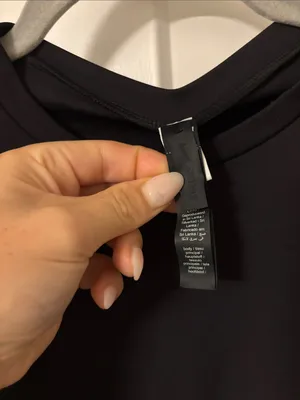 SKIMS + Nike Padded Baby Tee Obsidian thumbnail 5