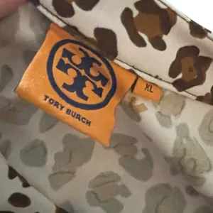 Tory Burch Women's Glady Animal Print Short Flutter Sleeve Dress thumbnail 4