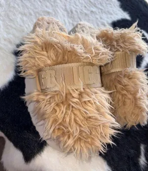 Ugh FLUFF MAMA fuzzy slippers thumbnail 1