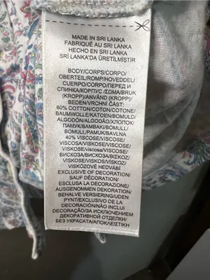 Lauren Ralph Lauren Paisley Monogram Knit Jersey Cropped Preppy Comfy Pajama Set thumbnail 6