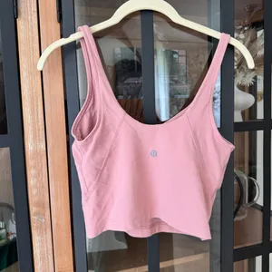 Lululemon Align Tank Top sports bra cropped Pink Blossom dusty rose thumbnail 4