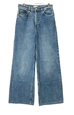 Lee HM High Waist Wide Leg Jeans Size 4 thumbnail 1