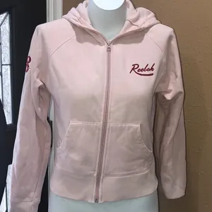 Reebok pink full zip Hoodie thumbnail 1
