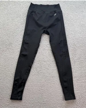 Gymshark Black Seamless High Waisted Sculpt Leggings Womens XS Athletic Workout thumbnail 1
