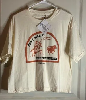Boutique Western Crop Top Size L thumbnail 1
