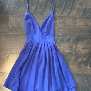 Nbd blue mini dress thumbnail 3