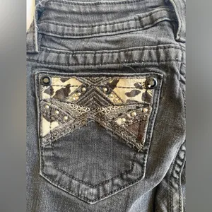 Miss Me Skinny Jeans Style no: MY736253 Color: BLK 01‎ Inseam 30 thumbnail 10