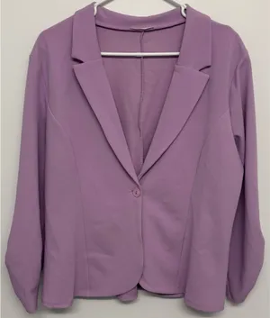 Mine Free People Lavender Blazer Open Front 1X thumbnail 2